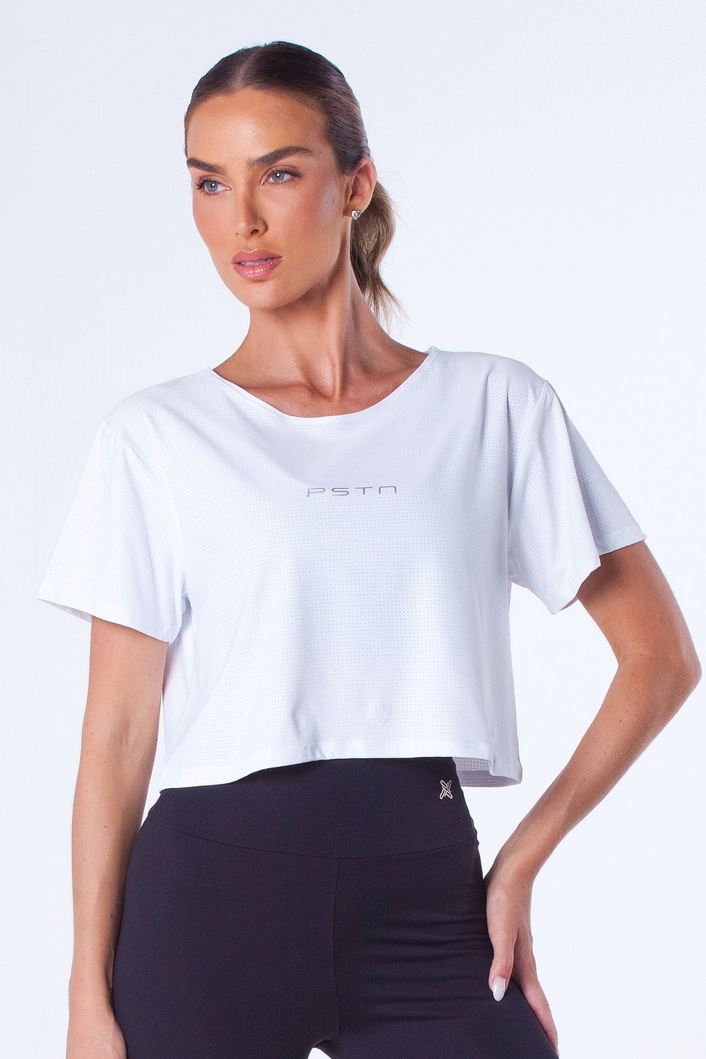 Conjunto Fitness Feminino Cropped e Legging