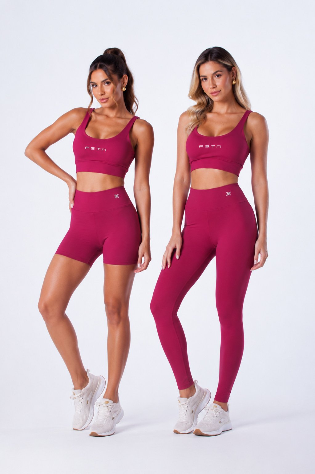 Conjunto fitness feminino top e legging preto