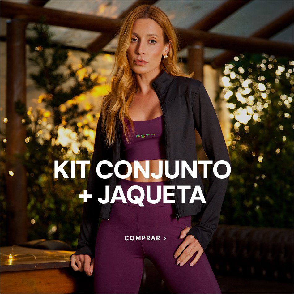 kit conjunto jaqueta